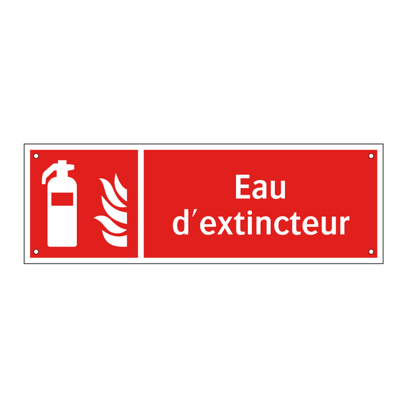 Eau d'extincteur