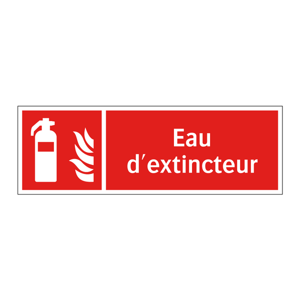 Eau d'extincteur
