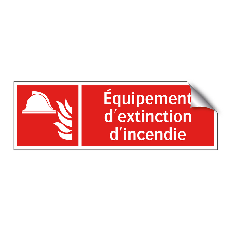Équipement d'extinction d'incendie