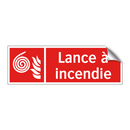 Lance à incendie