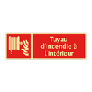 Tuyau d'incendie à l'intérieur