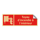Tuyau d'incendie à l'intérieur