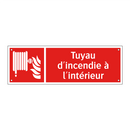 Tuyau d'incendie à l'intérieur