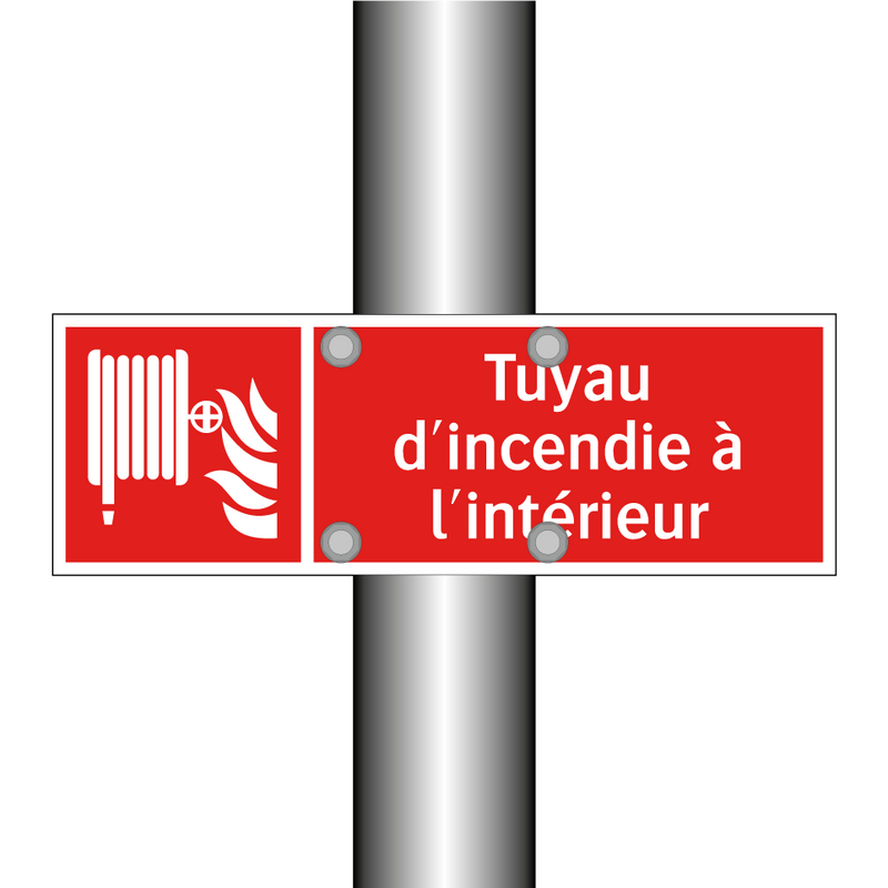 Tuyau d'incendie à l'intérieur
