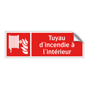 Tuyau d'incendie à l'intérieur