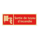 Sortie de tuyau d'incendie