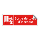 Sortie de tuyau d'incendie