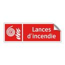 Lances d'incendie