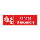 Lances d'incendie