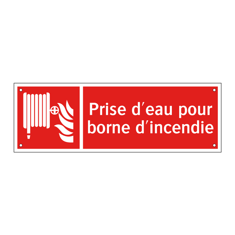 Prise d'eau pour borne d'incendie