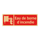 Eau de borne d'incendie