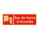 Eau de borne d'incendie