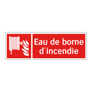 Eau de borne d'incendie