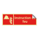Instruction de feu