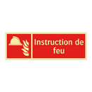 Instruction de feu