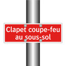 Clapet coupe-feu au sous-sol