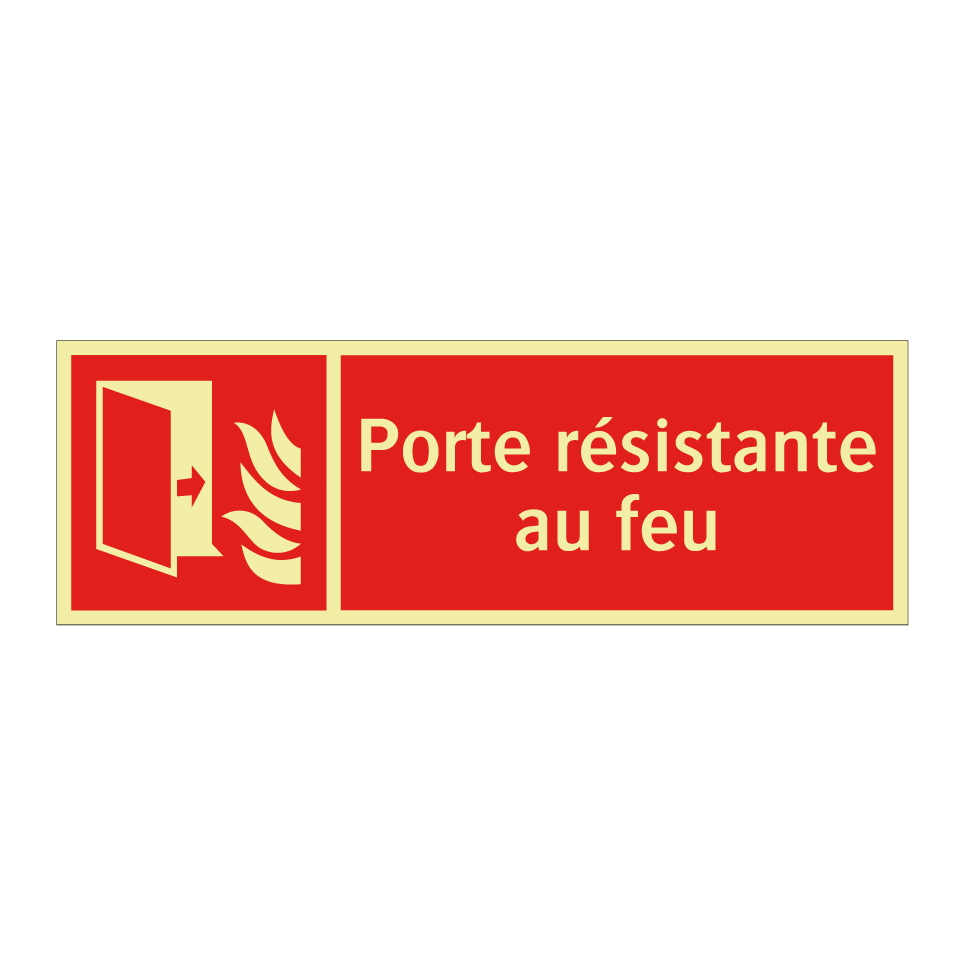 Porte résistante au feu