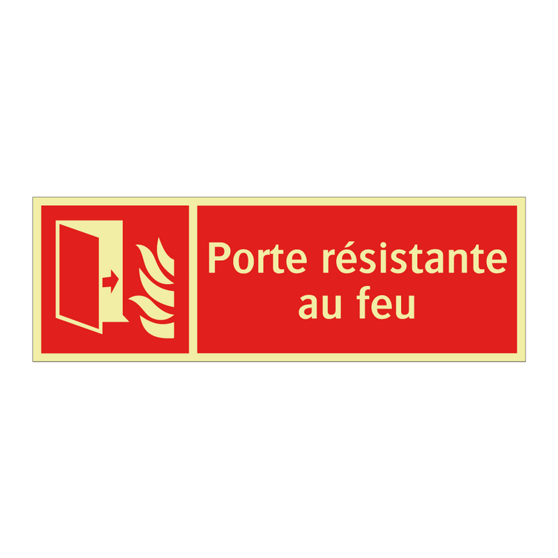 Porte résistante au feu