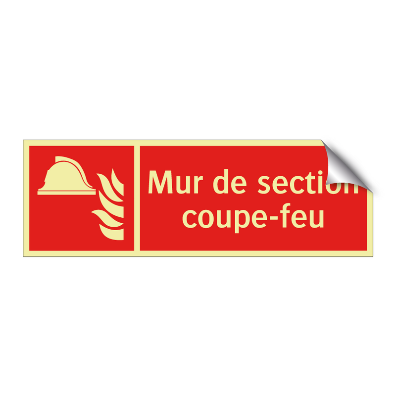 Mur de section coupe-feu