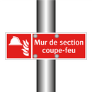 Mur de section coupe-feu