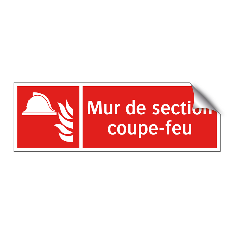 Mur de section coupe-feu
