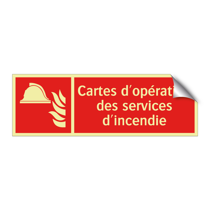 Cartes d'opération des services d'incendie