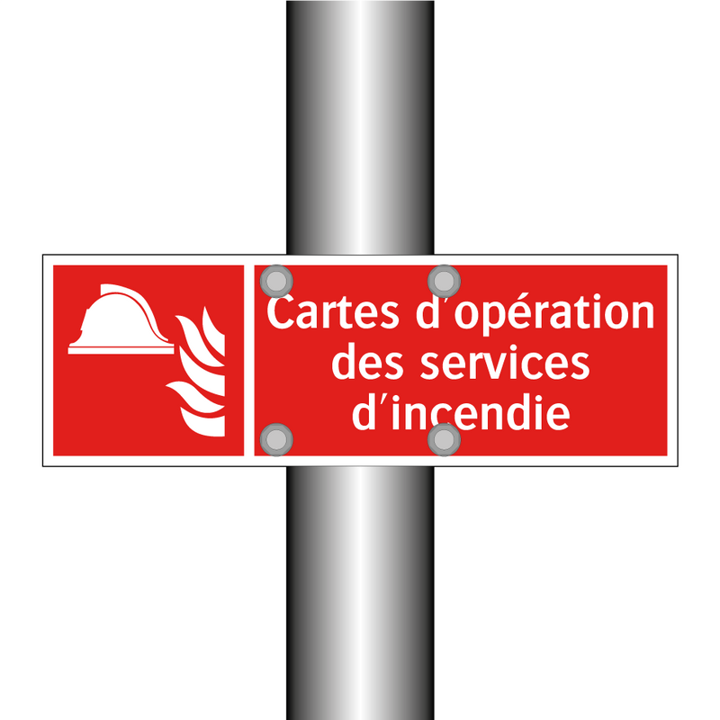 Cartes d'opération des services d'incendie