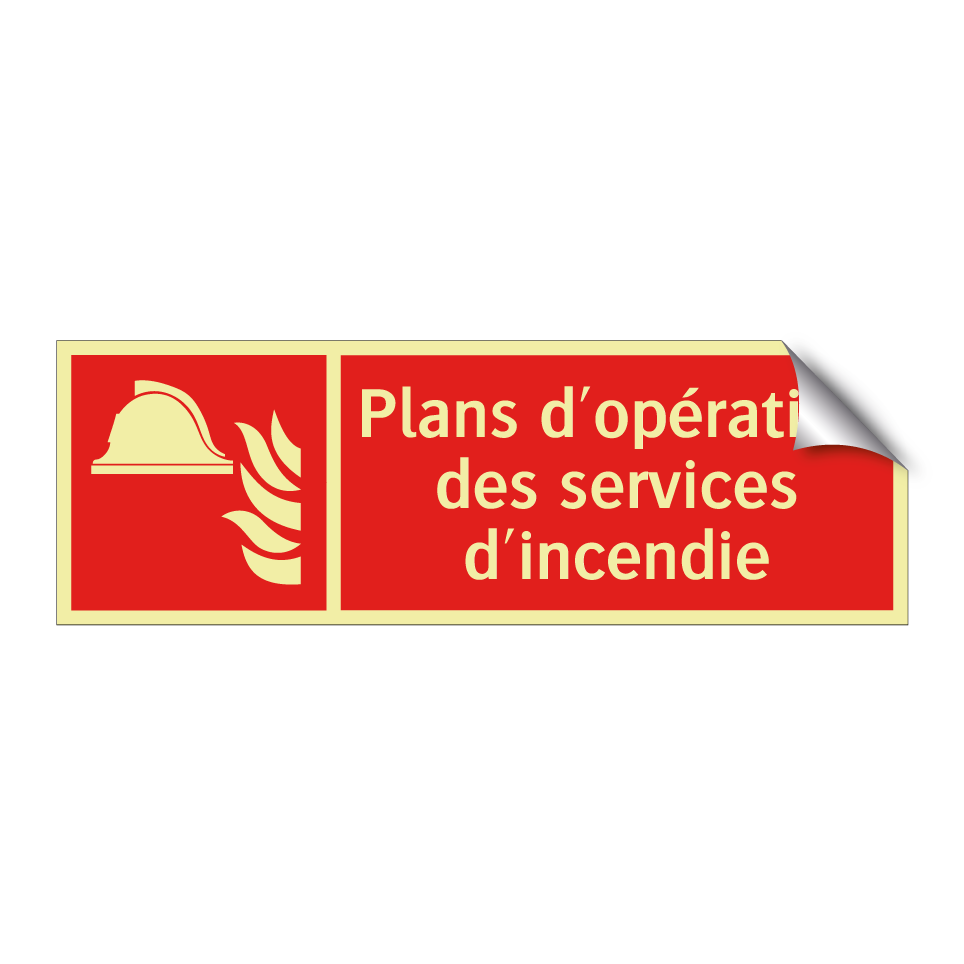 Plans d'opération des services d'incendie