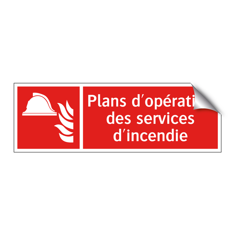 Plans d'opération des services d'incendie