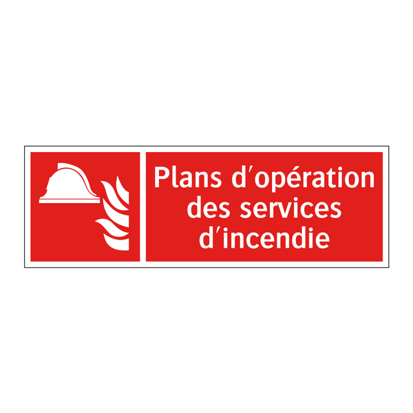 Plans d'opération des services d'incendie
