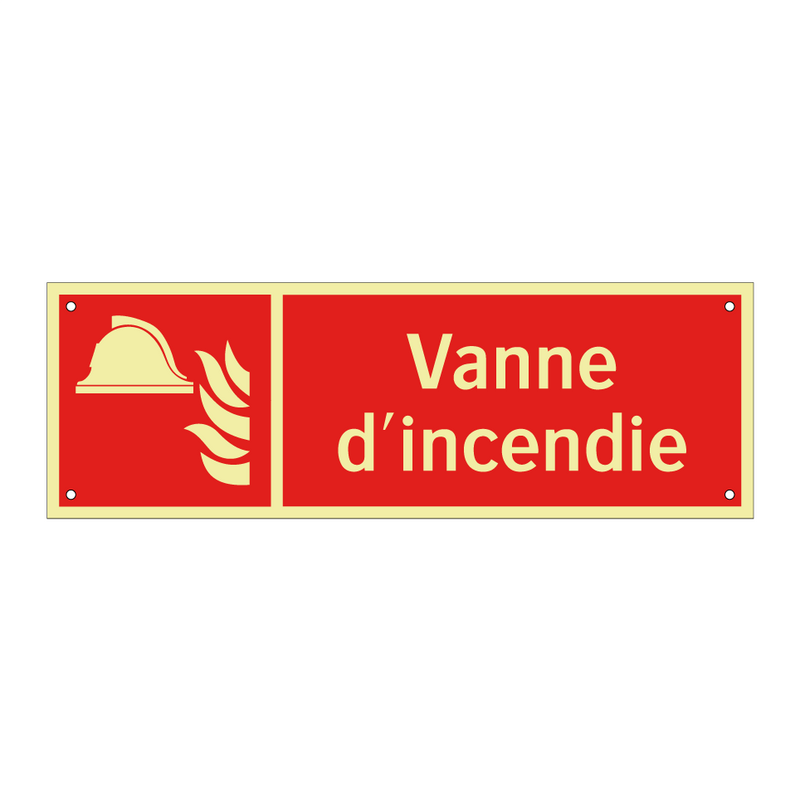 Vanne d'incendie