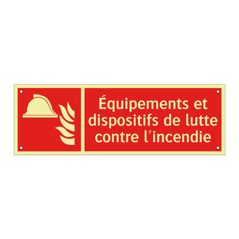 Équipements et dispositifs de lutte contre l'incendie