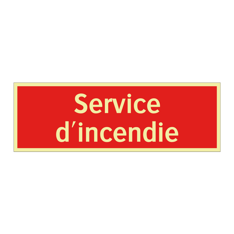 Service d'incendie