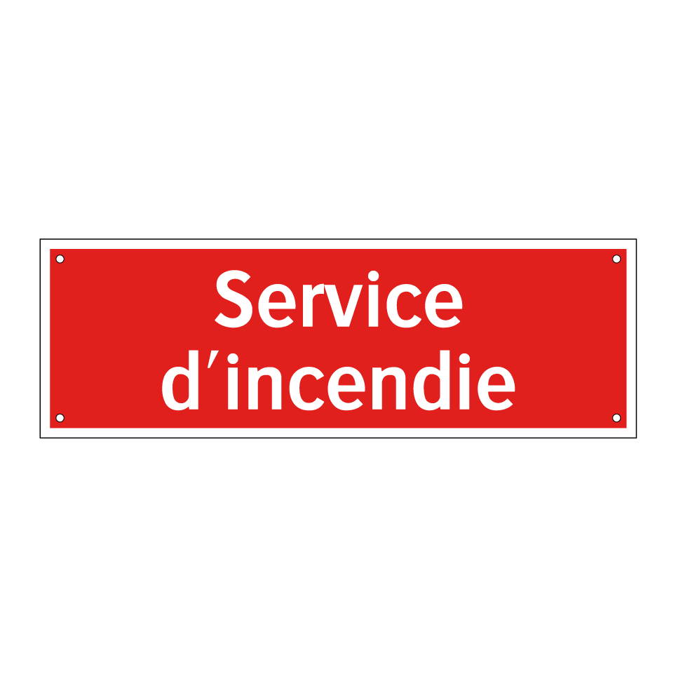 Service d'incendie