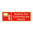 Système fixe d'extinction par mousse