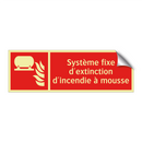 Système fixe d'extinction d'incendie à mousse