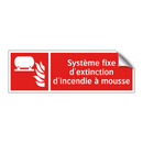 Système fixe d'extinction d'incendie à mousse