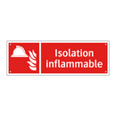 Isolation inflammable