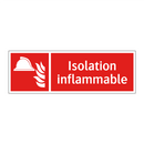 Isolation inflammable