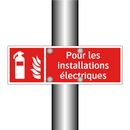 Pour les installations électriques
