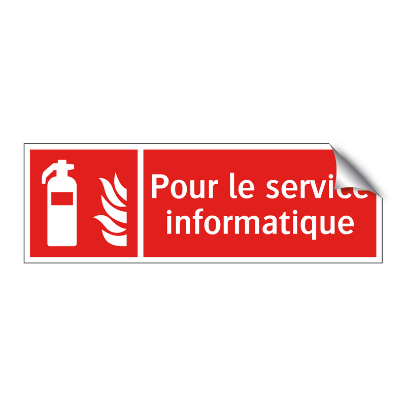 Pour le service informatique