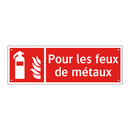 Pour les feux de métaux