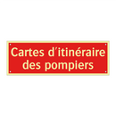 Cartes d'itinéraire des pompiers