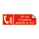 En cas d'urgence, appelez le 112