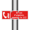 En cas d'urgence, appelez le 112