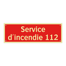 Service d'incendie 112