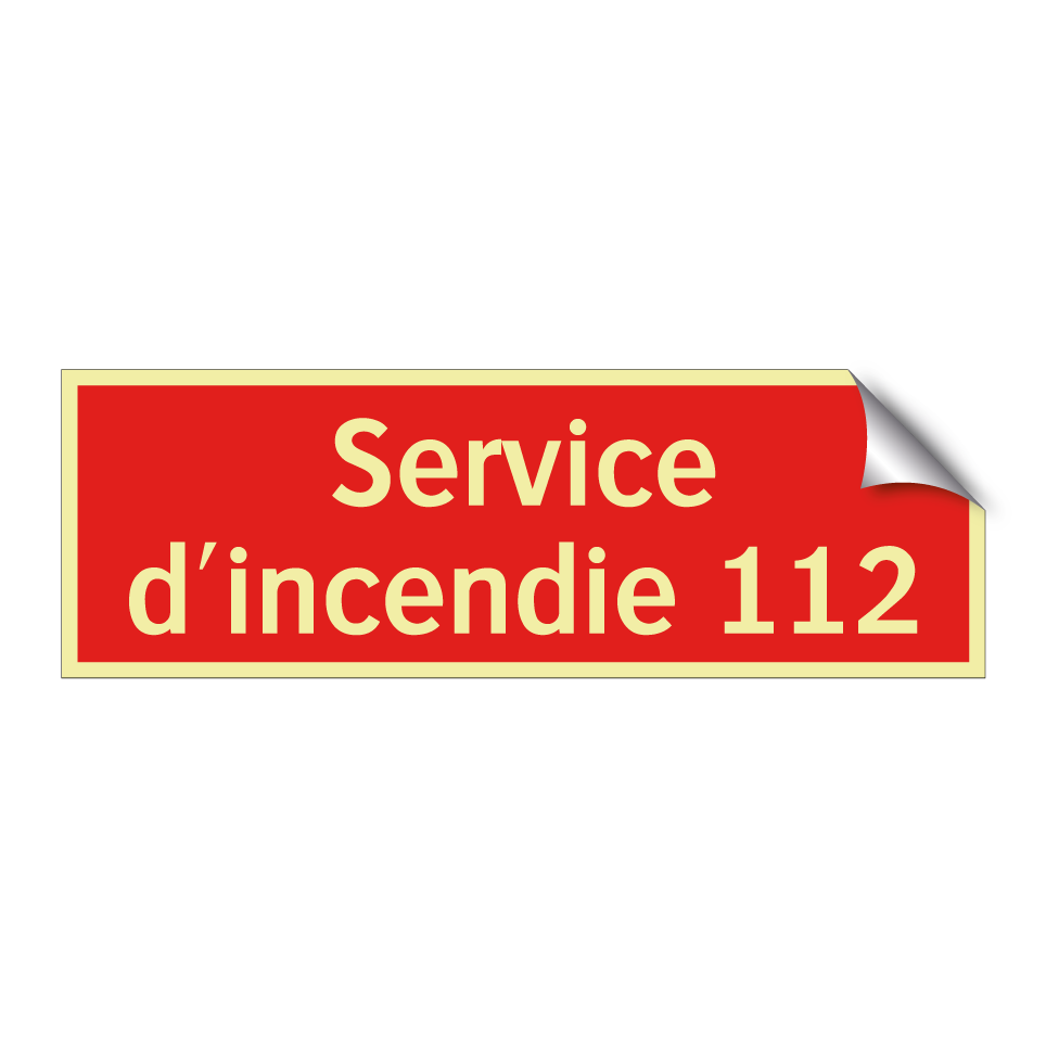 Service d'incendie 112