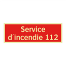 Service d'incendie 112