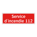 Service d'incendie 112