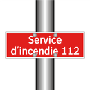 Service d'incendie 112